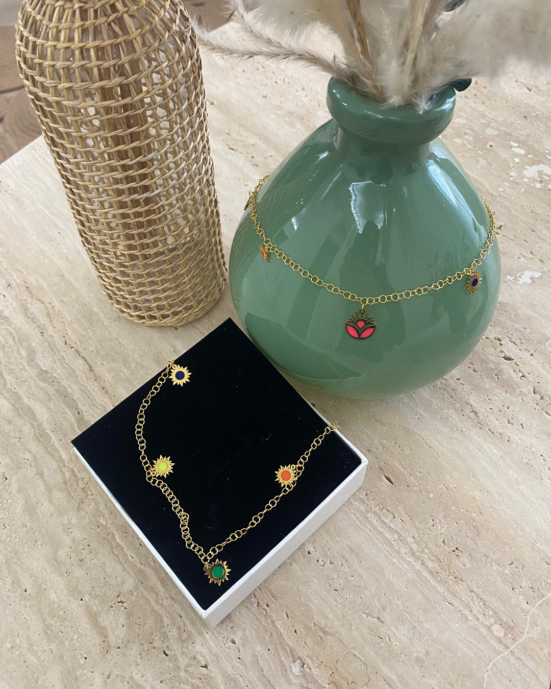 Mini Sun Necklace + Mini Sun Solist Necklace - Image 6