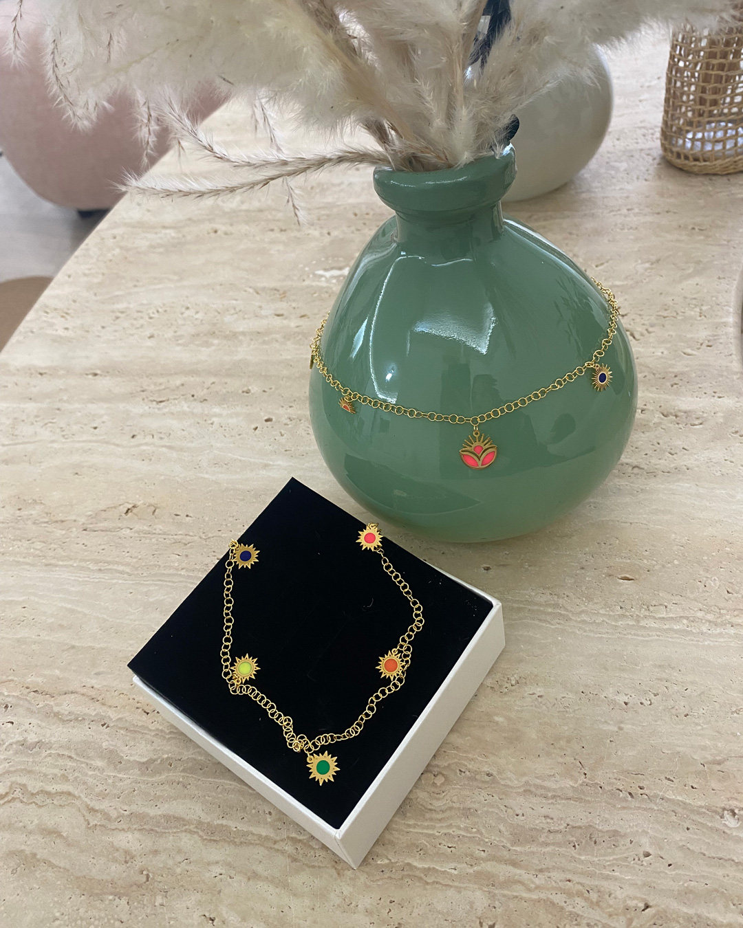 Mini Sun Necklace + Mini Sun Solist Necklace - Image 5
