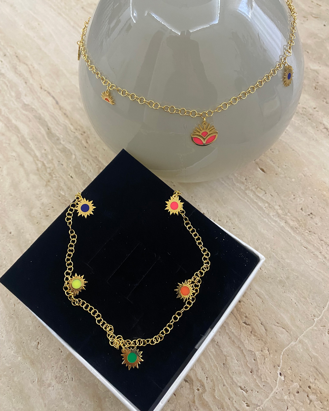 Mini Sun Necklace + Mini Sun Solist Necklace - Image 4