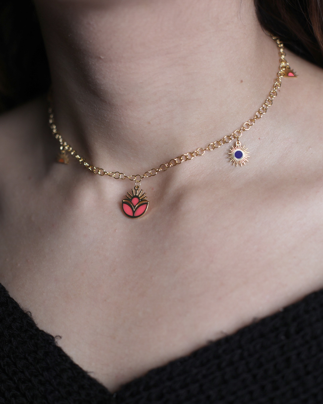 Min sun solist necklace