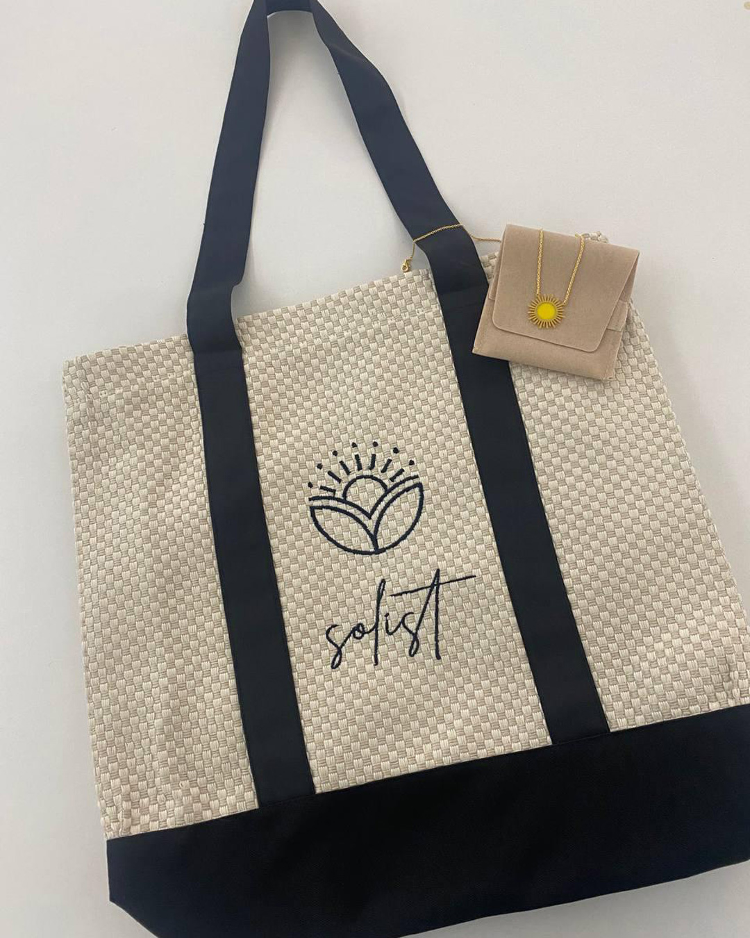 Yellow Sun + Solist Tote Bag