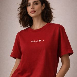 Made of Love Tshirt (Red)