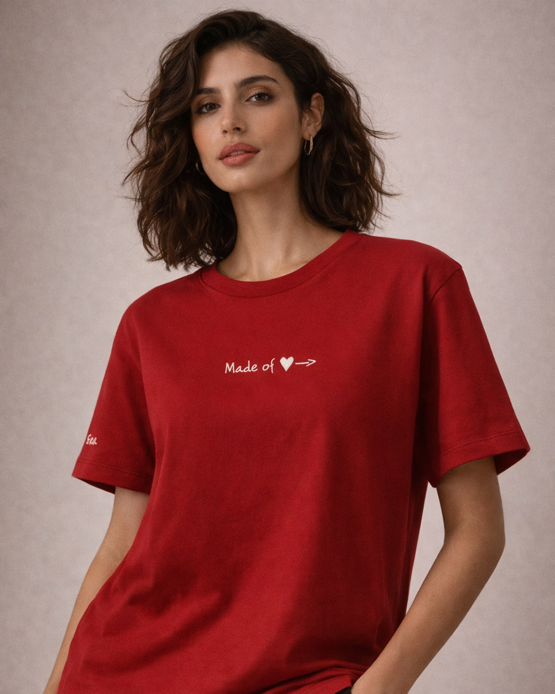 Made of Love Tshirt (Red)